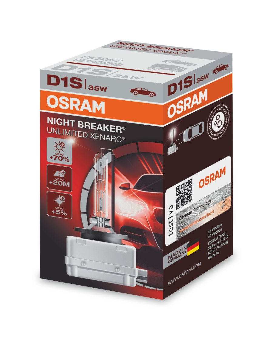 Osram D1S Xenarc Night Breaker Unlimited Single 66140 XNB – WABI