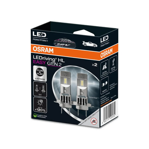 OSRAM H7/H18 EASY LEDriving Headlights (GEN2)