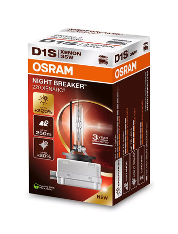 Osram D1S Xenarc Night Breaker Laser  (single) 66140XNN Next Gen