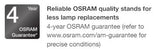 Osram LED W21 5W W3x16q RED