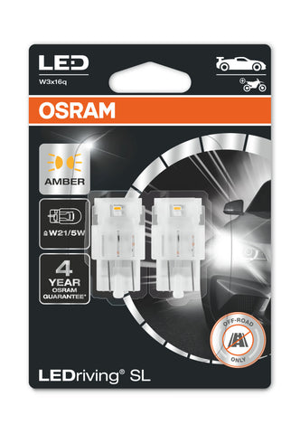 Osram LED W21 5W W3x16q AMBER