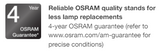 Osram W21W W3x16d RED 7505DRP-02B